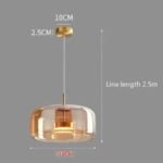 136:200003939#Warm light;200000531:200004870#33CM AM;200007763:201336100 Nordisk Taklampa i Glas