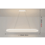 136:200006153#Three Colors;200000795:367#White 100cm Modern Vit Taklampa i Lång Design