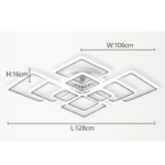 200000531:175#10 heads Minimalistisk Taklampa i Nordisk Design