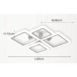 200000531:193#4 heads Minimalistisk Taklampa i Nordisk Design