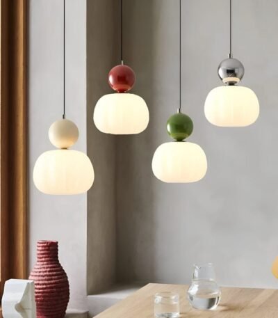 Hem & Trädgård > Belysning > Belysningsarmaturer > Taklampor Stilfull Crèmefärgad Hänglampa