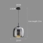 136:200003939#Warm light;200000531:200004889#23CM SG;200007763:201336100 Nordisk Taklampa i Glas