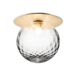 Hem & Trädgård > Belysning > Belysningsarmaturer > Taklampor Stilfull Mattad & Klar Kristallkula LED Taklampa