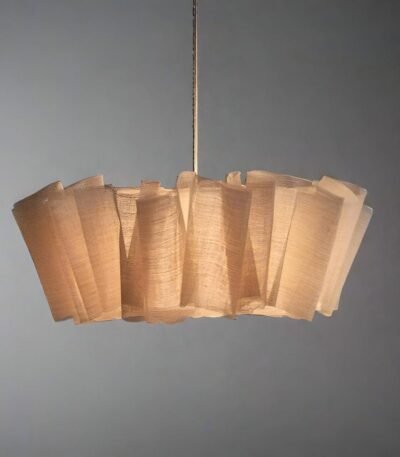 Hem & Trädgård > Belysning > Belysningsarmaturer > Taklampor Elegant Hänglampa med Tygsärm