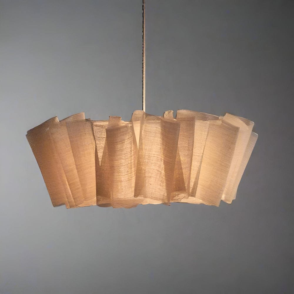 Hem & Trädgård > Belysning > Belysningsarmaturer > Taklampor Elegant Hänglampa med Tygsärm