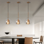 Hem & Trädgård > Belysning > Belysningsarmaturer > Taklampor Geometrisk glas hänglampa med bikakdesign