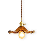 Hem & Trädgård > Belysning > Belysningsarmaturer > Taklampor Levande Glas Pendellampa med Kopparaccent