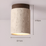 Hem & Trädgård > Belysning > Belysningsarmaturer > Taklampor Travertin Taklampa