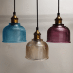 Hus & Trädgård > Belysning > Belysningsarmaturer > Taklampor Färgglad Retro Glas Taklampa