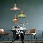 Pendant Lights Randig Ljuskrona i Vintageglas