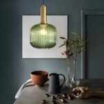 Pendant Lights Randig Ljuskrona i Vintageglas