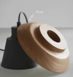 Pendant Lights Minimalistiska Macaron-Pendellampor av Trä