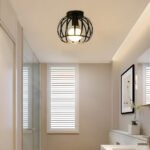 Ceiling lamps efze Geometrisk Lampa i Svart Järn