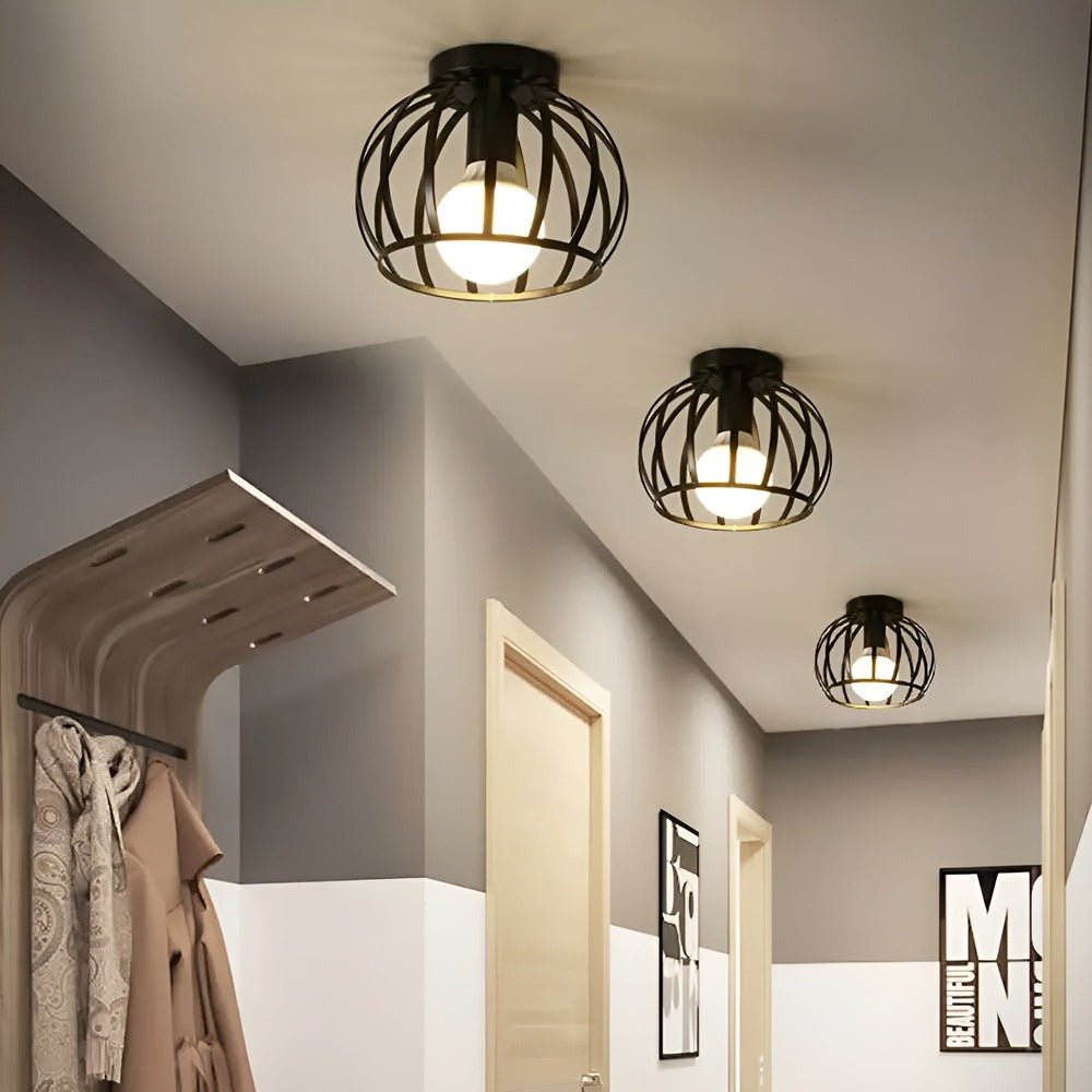 ceiling-lamps-efze-geometrisk-lampa-i-svart-jarn-1215929916 Ceiling lamps efze Geometrisk Lampa i Svart Järn