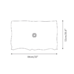 Design taklampa i ljus textil