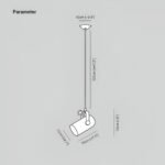 Hem & Trädgård > Belysning > Belysningsarmaturer > Takarmaturer Justerbar Pendellampa i Nordisk Stil