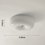 Hem & Trädgård > Belysning > Belysningsarmaturer > Takarmaturer Modern skandinavisk taklampa i vitt glas