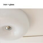 Hem & Trädgård > Belysning > Belysningsarmaturer > Takarmaturer Modern skandinavisk taklampa i vitt glas