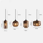 Hem & Trädgård > Belysning > Belysningsarmaturer > Takarmaturer Modern Taklampa i Glas & Trä