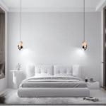 Hem & Trädgård > Belysning > Belysningsarmaturer > Takarmaturer Pendellampa i Metall med Nordiskt Träkorn