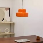 Hem & Trädgård > Belysning > Belysningsarmaturer > Takarmaturer Retro Orange E27 Pendellampa