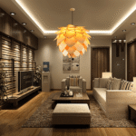 Hem & Trädgård > Belysning > Belysningsarmaturer > Takarmaturer Rustik Tallkottlampa