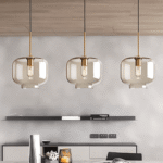 Hem & Trädgård > Belysning > Belysningsarmaturer > Takarmaturer Taklampa i Glas för Industriellt Loft