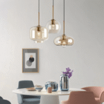 Hem & Trädgård > Belysning > Belysningsarmaturer > Takarmaturer Taklampa i Glas för Industriellt Loft