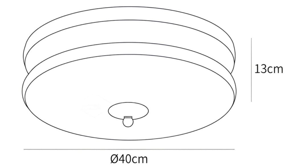 Hem & Trädgård > Belysning > Belysningsarmaturer > Takarmaturer Taklampa i Krämfärgat Glas