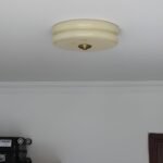 Hem & Trädgård > Belysning > Belysningsarmaturer > Takarmaturer Taklampa i Krämfärgat Glas