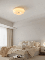 Hem & Trädgård > Belysning > Belysningsarmaturer > Takarmaturer Taklampa i Krämfärgat Glas