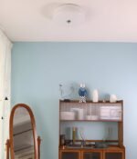 Hem & Trädgård > Belysning > Belysningsarmaturer > Takarmaturer Taklampa i Krämfärgat Glas