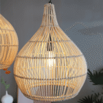 Hem & Trädgård > Belysning > Belysningsarmaturer > Takarmaturer TB006WDD40NO Pendellampa i Geometriskt Vävd Rotting