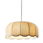 Hem & Trädgård > Belysning > Belysningsarmaturer > Taklampor Beige Pendellampa i Tyg