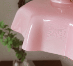 Hem & Trädgård > Belysning > Belysningsarmaturer > Taklampor Blomformad Creme Glaslampkåpa LED Hänglampa