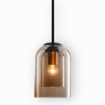 Hem & Trädgård > Belysning > Belysningsarmaturer > Taklampor Dubbelglas Skärm Hänglampa