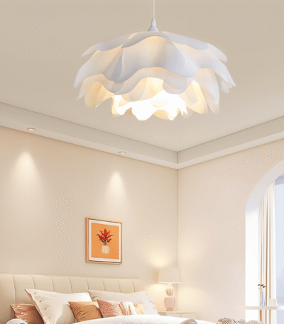 Hem & Trädgård > Belysning > Belysningsarmaturer > Taklampor Elegant designerhänglampa med blombladsliknande utseende