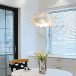 Hem & Trädgård > Belysning > Belysningsarmaturer > Taklampor Elegant designerhänglampa med blombladsliknande utseende