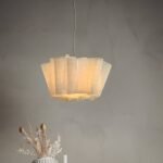 Hem & Trädgård > Belysning > Belysningsarmaturer > Taklampor Elegant Hänglampa med Tygsärm