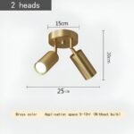 Hem & Trädgård > Belysning > Belysningsarmaturer > Taklampor Elegant Mässing Taklampa