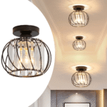 Hem & Trädgård > Belysning > Belysningsarmaturer > Taklampor Elegant Skandinavisk Stil Glas Taklampa