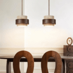 Hem & Trädgård > Belysning > Belysningsarmaturer > Taklampor Elegant Travertin Sten Pendellampa