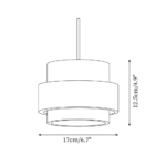 Hem & Trädgård > Belysning > Belysningsarmaturer > Taklampor Elegant Travertin Sten Pendellampa