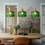Hem & Trädgård > Belysning > Belysningsarmaturer > Taklampor Emerald – Grön glas taklampa
