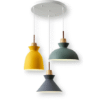 Hem & Trädgård > Belysning > Belysningsarmaturer > Taklampor Färgglad Flanell & Kuppeldesign Hänglampa i Macaron-färger