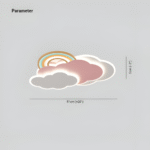 Hem & Trädgård > Belysning > Belysningsarmaturer > Taklampor Färgglad Moln och Regnbåge LED Taklampa