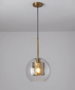 Hem & Trädgård > Belysning > Belysningsarmaturer > Taklampor Geometrisk glas hänglampa med bikakdesign