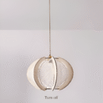 Hem & Trädgård > Belysning > Belysningsarmaturer > Taklampor Geometrisk Hänglampa av Hampasnöre och Trä