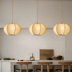 Hem & Trädgård > Belysning > Belysningsarmaturer > Taklampor Geometrisk Hänglampa av Hampasnöre och Trä