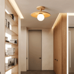 Hem & Trädgård > Belysning > Belysningsarmaturer > Taklampor Halvinfälld Lampa med Inbyggd LED Belysning